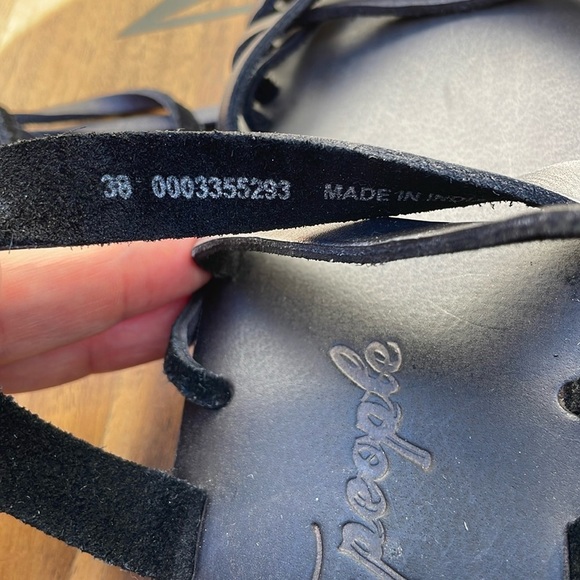 NWOT Free People Women’s Willow Wrap Gladiator Lace Up Leather Sandals Size 38 - Picture 10 of 11